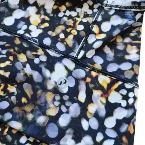 Lululemon Power Pivot Tank Metropolis Glow Black Cream Orange Women's size 10 - Picture 10 of 13